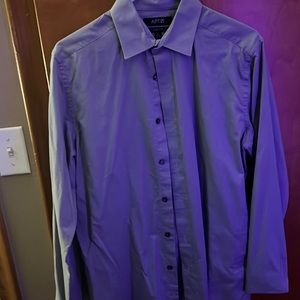 Grey slim fit button up medium